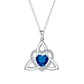 🎁2026 New Arrivals 50% OFF💥Birthstone Celtic Trinity Knot Heart Necklace✨ Heart Shape Celtic Trinity Knot Birthstone Pendant