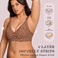 🎁2026 New Arrivals 50% OFF💥Super Firming Wirefree Jelly Bra with Leopard Print 👍