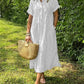 NEW🔥 Striped Lapel Button Down Shirt Dress | With Functional Pockets