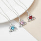🎁2026 New Arrivals 50% OFF💥Birthstone Celtic Trinity Knot Heart Necklace✨ Heart Shape Celtic Trinity Knot Birthstone Pendant