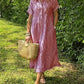 NEW🔥 Striped Lapel Button Down Shirt Dress | With Functional Pockets