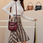 ⏳Time-Limited Special⏰Casual Pleated Bucket Soft Leather Handbag Shoulder Bag