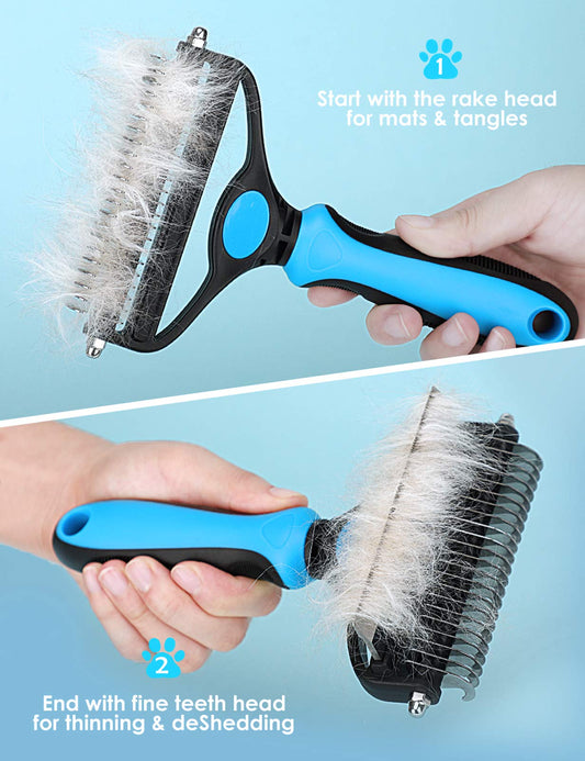 Professional Deshedding Tool For Dogs And Cats – Gentle On Skin, Efficient Grooming & Comfortable Grip Design ✂️