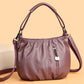 ⏳Time-Limited Special⏰Casual Pleated Bucket Soft Leather Handbag Shoulder Bag