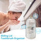 🧴 50% OFF NOW! 🏠 Sliding Lid Toothbrush Organiser – Wall-mounted, dustproof & space-saving – Perfect for small bathrooms & en-suites ✨