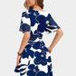 🎁2026 New Arrivals 50% OFF💥Women’s Ruffle Sleeve Sundress – Flattering V-Neck, Wrap Waist & Stretchy Smocked Back ✨