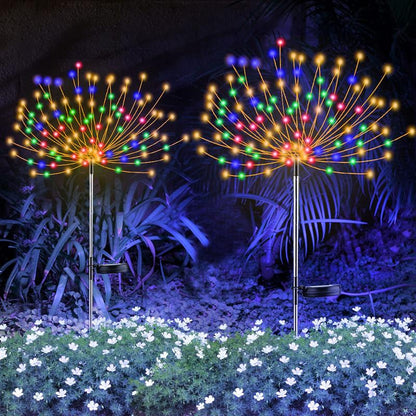 🎁2026 New Arrivals 50% OFF💥Waterproof Solar Garden Fireworks Lamp