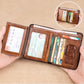 🔥2026 New Arrival🔥Minimalist RFID Blocking Leather Wallet for Men – Ultra-Thin, Genuine Top-Layer Cowhide, Short Design for Everyday Carry