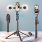 🎁2026 New Arrivals 50% OFF💥180cm Smart Face-Tracking PTZ Selfie Stick – 360° Auto Follow Phone Tripod with Fill Light, 4-Axis Anti-Shake for Live Streaming & Video Shooting