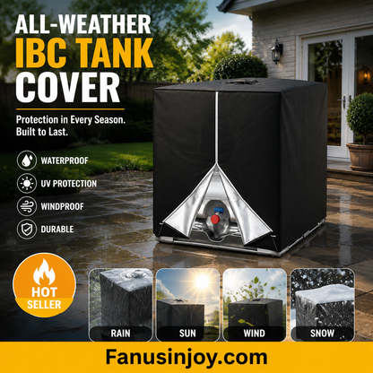 🎁2026 New Arrivals 50% OFF💥Safeguard Your Water Quality! 💦 Waterproof Outdoor IBC Tote Cover – Heavy-Duty, UV-Resistant & All-Weather Protection ✨