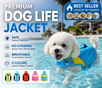🎁2026 New Arrivals 50% OFF💥High Buoyancy Dog Life Jacket — Superior Flotation Vest for Swimming & Boating