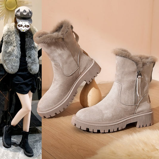 🎁 Hot Sale 49% OFF 🔥Women's Winter Fleece Snow Boots