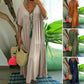 🎁2026 New Arrivals 50% OFF💥Women's Casual Long Dress – V-Neck, Loose, Flowy 🌾