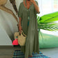 🎁2026 New Arrivals 50% OFF💥Women's Casual Long Dress – V-Neck, Loose, Flowy 🌾