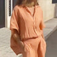 🔥2025 HOT SALE✨Women's Casual Cotton Linen Two-Piece Set