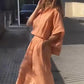 🔥2025 HOT SALE✨Women's Casual Cotton Linen Two-Piece Set