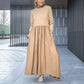 🔥2025 HOT SALE🔥🥰Flowy Knit Midi Dress with Full Sleeves