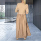 🔥2025 HOT SALE🔥🥰Flowy Knit Midi Dress with Full Sleeves