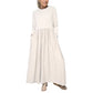 🔥2025 HOT SALE🔥🥰Flowy Knit Midi Dress with Full Sleeves