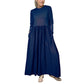 🔥2025 HOT SALE🔥🥰Flowy Knit Midi Dress with Full Sleeves