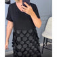 🌷Hot sale 50% off🌷Women’s Elegant V-neck Black Dress with Irregular Outwear 2-piece Set