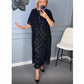 🌷Hot sale 50% off🌷Women’s Elegant V-neck Black Dress with Irregular Outwear 2-piece Set