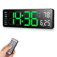 🎁2026 New Arrivals 50% OFF💥16" Large Digital Clock with Temperature, Date, Auto DST, Night Light, Auto Brightness Dimmer
