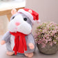 🎁2026 New Arrivals 50% OFF💥Talking Hamster Plush – repeats whatever you say, auto head-shaking, hilarious fun for kids & adults