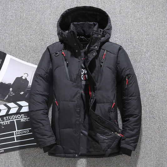 🔥Black-Friday-Mega-Angebot – 50 % Rabatt!🔥 Men’s White Duck Down Parka Winter Warm Jacket