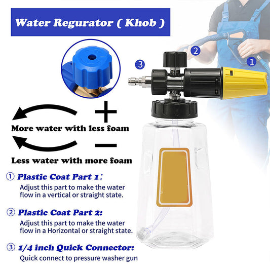 🔥New Arrival 50% OFF+Gift🔥Dual-Head Foam Sprayer for Car Washing