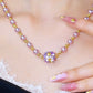 💖Hot Sales-50% OFF Buy 1  Get  1 Free✨Elegant Imitation Pearl Necklace with Sparkling Magnetic Rhinestone Ball