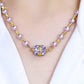 💖Hot Sales-50% OFF Buy 1  Get  1 Free✨Elegant Imitation Pearl Necklace with Sparkling Magnetic Rhinestone Ball