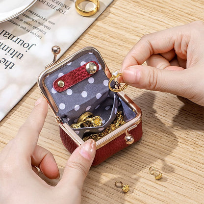 ✨Last Day 49% OFF🎁Genuine Leather Mini Jewelry Box