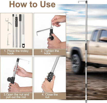 🎁2026 New Arrivals 50% OFF💥Truck Cargo Grabber, Telescoping Pickup Truck Bed Retriever Tool