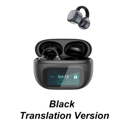 Ear Clip-on Smart Color Screen Intelligent Translation Headset（Only 24 hours left in the campaign）