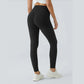 🌸2025 HOT SALE 66% OFF🌸High-Waisted Butt Lifting Tummy Control Shaping Training Leggings with Side Pocket
