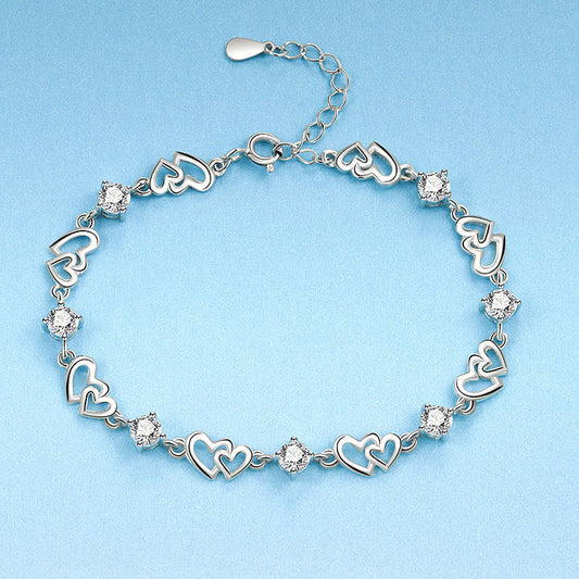 💎Limited-time 50% off💎Women’s Elegant Heat-Link Zircon Bracelet