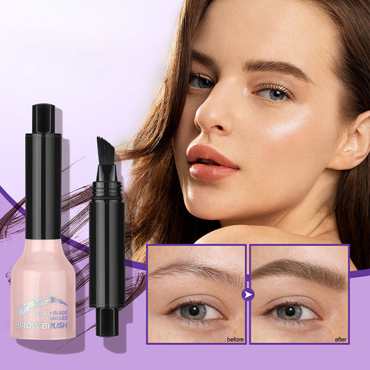 💖Hot Sales-68% OFF-Angled Brush & Dip Liquid Eyebrow Pen