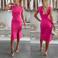 💕Limited Sale 50% OFF💕Women’s Sleeveless Bodycon Dress with Slit