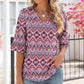 ❤️2025 New Products❤️Women's Elegant Ruffle Sleeve V-Neck Tops