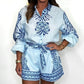 🔥NEW ARRIVAL LIMITED TIME OFFER-50% OFF💕Patterned Tie Waist Button Up Shorts Co-ord