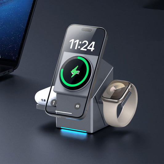 ⏳Time-Limited Special⏰3-in-1 Foldable Magnetic Wireless Charging Station📱🔋
