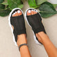 🎁2026 New Arrivals 50% OFF💥Women’s Casual Breathable Hollow Knitted Platform Sandals