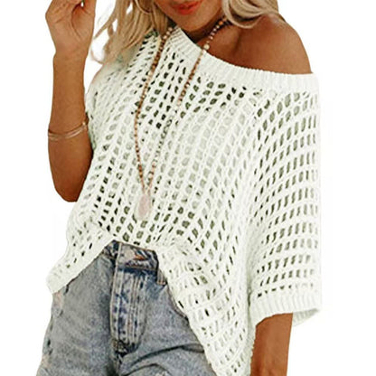 🎁2026 New Hot Sale - Women's Round Neck Short Sleeve Shirt