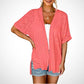 🔥 50% OFF NOW! 🏳️‍🌈 2026 New Stylish Flowy Short Sleeve Cardigan