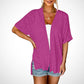 🔥 50% OFF NOW! 🏳️‍🌈 2026 New Stylish Flowy Short Sleeve Cardigan
