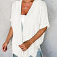 🔥 50% OFF NOW! 🏳️‍🌈 2026 New Stylish Flowy Short Sleeve Cardigan