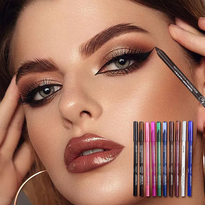 2025 new beauty favorite💕10 Colored Eyeliner Gel Pens