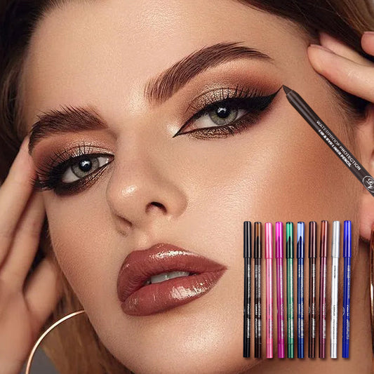 2025 new beauty favorite💕10 Colored Eyeliner Gel Pens