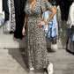 🔥Summer Hot Sale 50％ OFF💝Women’s Fashion Leopard Print Maxi Dress